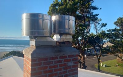 Newport, Oregon – chimney repair on the Oregon coast.