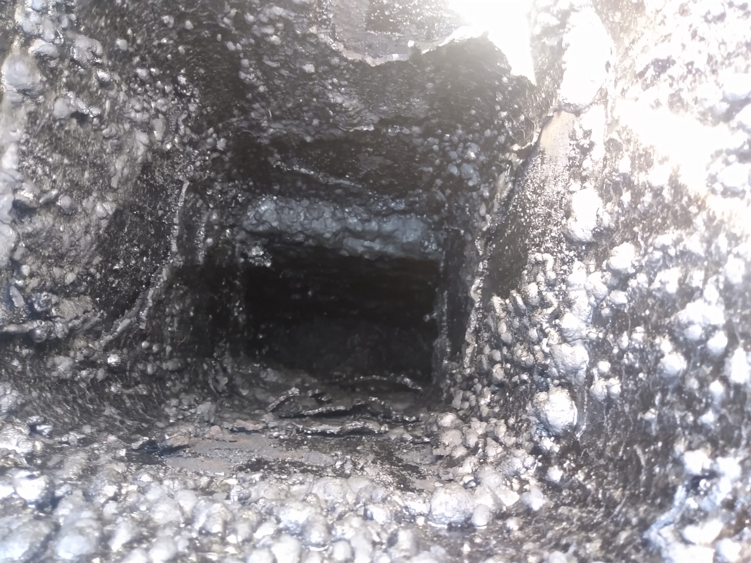 3rd degree creosote build up 